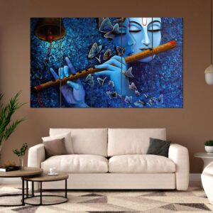SET OF 5 DIGITAL WALL PAINTING